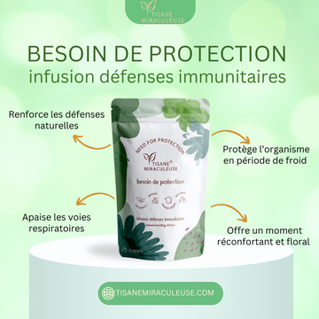 Tisane Défenses immunitaires "Besoin de protection" -Tisane Miraculeuse